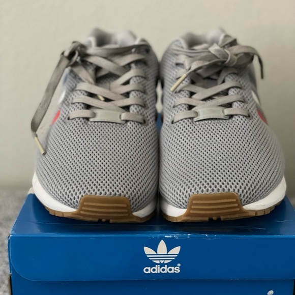 Adidas ZX Flux - Tri-Color Stripes Gray Sz 10.5 - Picture 2 of 4